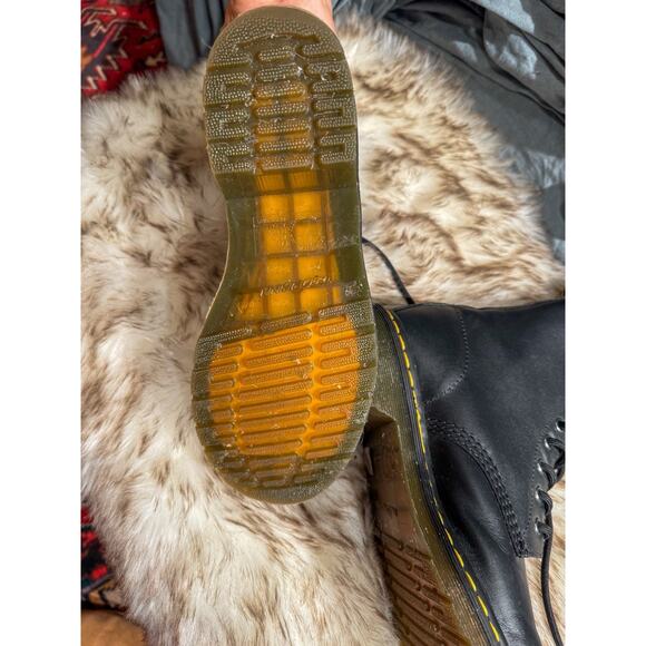 Dr. Martens 1460 Black Smooth Leather Lace-Up Boots UK 6 / US W8 / EU 39 - Picture 8 of 9